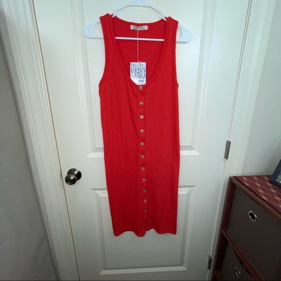 Free People Gia Vest Red OB1503177 Sz XS - Picture 4 of 16